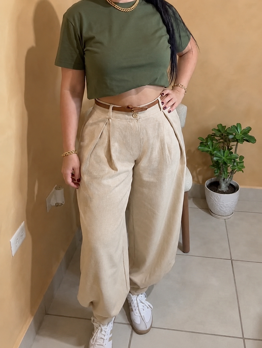 Barrel Pants Crema