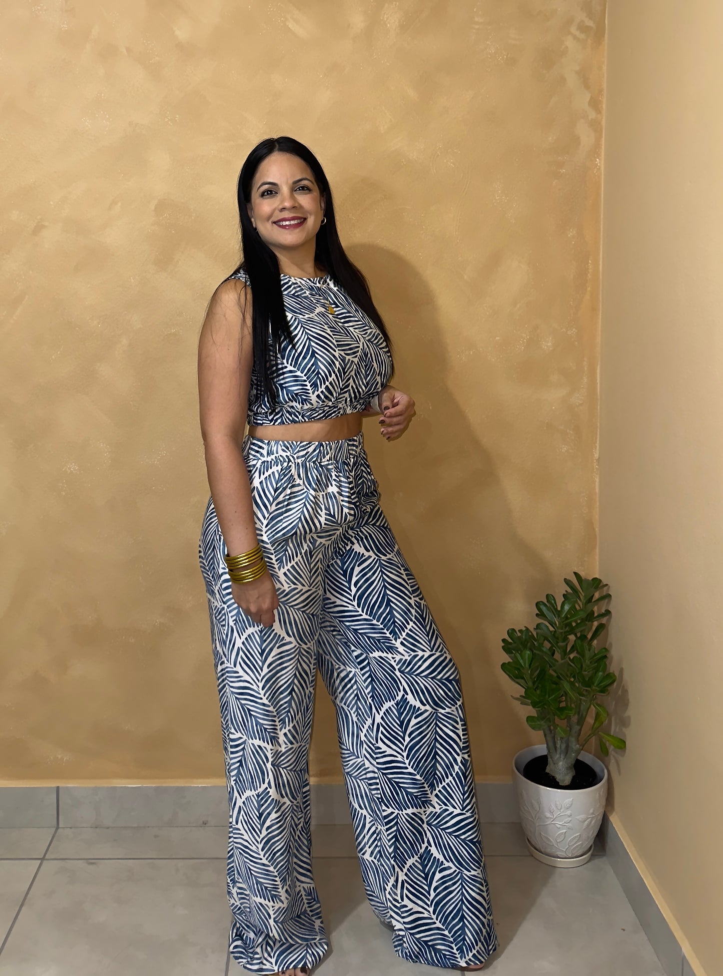 Set Azul y Blanco