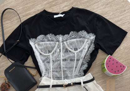Top T Shirt Premium Negra