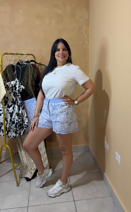 Pantalón Corto Azul