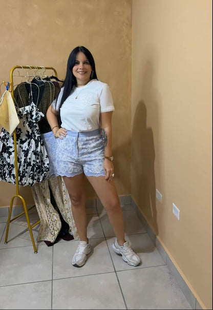 Pantalón Corto Azul