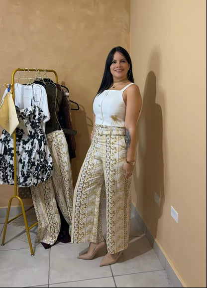 Pantalon Floral
