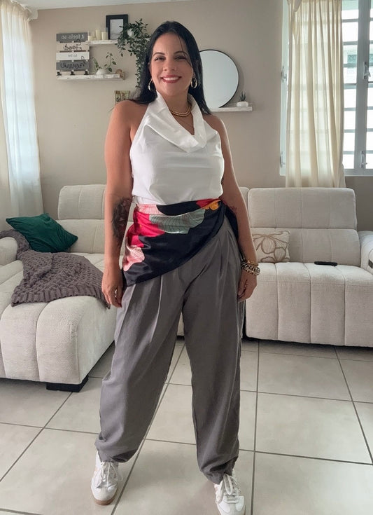 Barrel Pants Gris